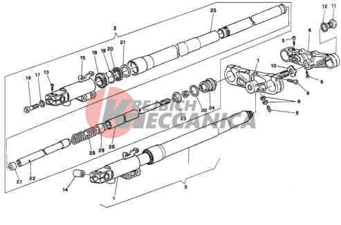 FRONT FORK FM (<-007706)