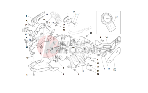 FRONT HEAD-LIGHT AND INSTRUMENT PANEL