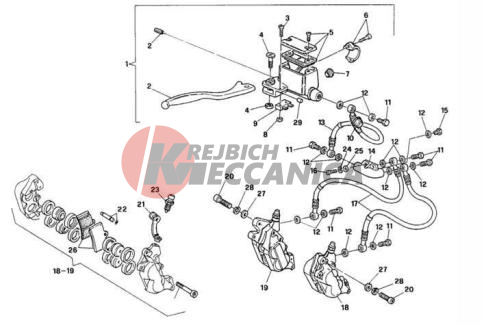 FRONT HYDRAULIC BRAKE