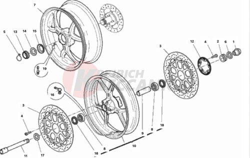 FRONT & REAR WHEEL