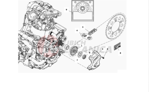 FRONT SPROCKET - CHAIN