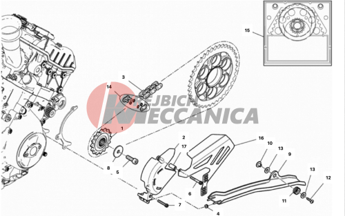 FRONT SPROCKET- CHAIN