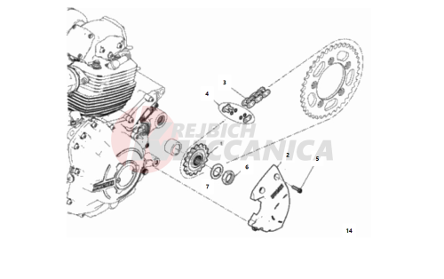 FRONT SPROCKET - CHAIN