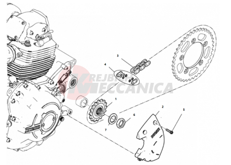 FRONT SPROCKET - CHAIN