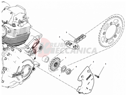 FRONT SPROCKET - CHAIN