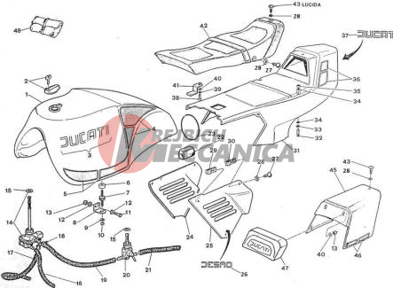 FUEL SYSTEM AND REAR FAIRING