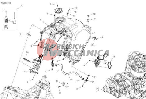 FUEL TANK (STAR WHITE SILK)