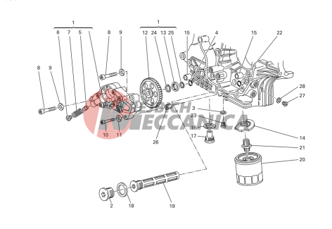 Filters and oil pump