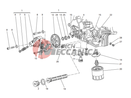 Filters and oil pump