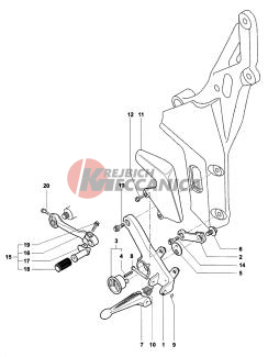 Footrest Assembly Left