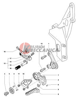 Footrest Assembly Left