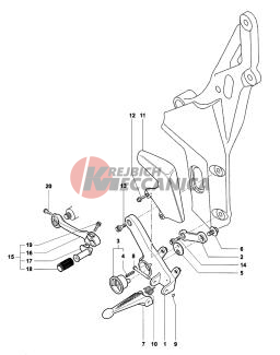 Footrest Assembly Left