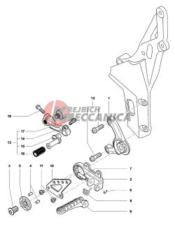 Footrest Assembly Left