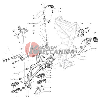 Footrest Assembly Left