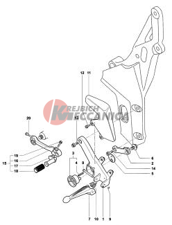 Footrest Assembly Left