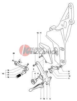 Footrest Assembly Left