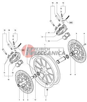 Front Wheel Assembly Italia