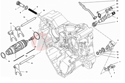 GEAR CHANGE MECHANISM