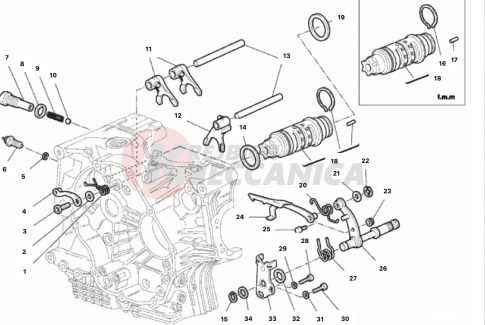 GEAR CHANGE MECHANISM