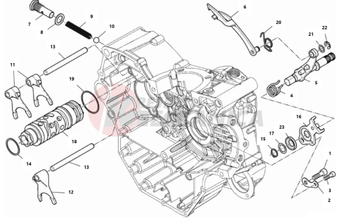 GEAR CHANGE MECHANISM