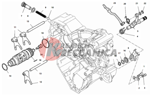 GEAR CHANGE MECHANISM