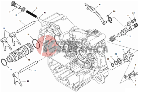 GEAR CHANGE MECHANISM