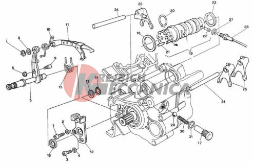 GEAR CHANGE MECHANISM