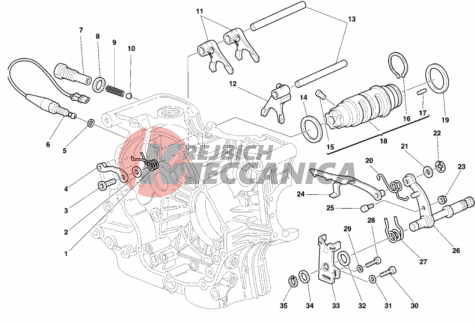 GEAR CHANGE MECHANISM