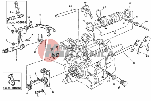 GEAR CHANGE MECHANISM