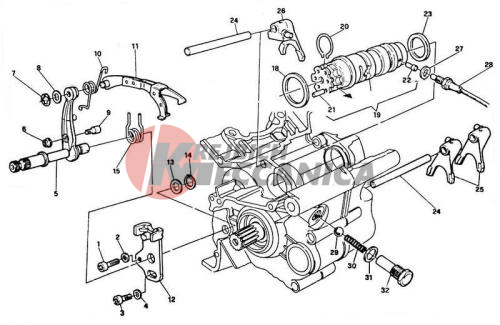 GEAR CHANGE MECHANISM