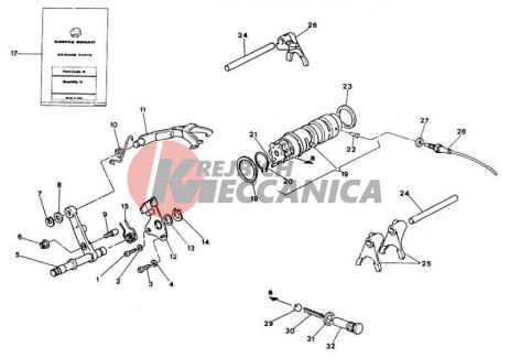 GEAR CHANGE MECHANISM