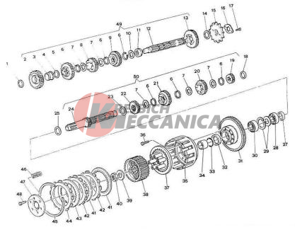 GEAR-BOX A CLUTCH