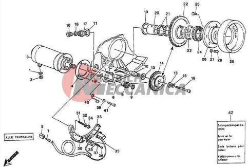 GENERATOR - STARTING MOTOR