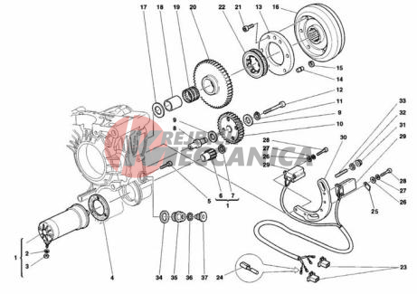 GENERATOR - STARTING MOTOR