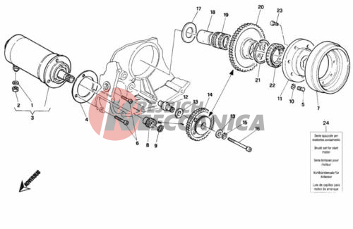 GENERATOR - STARTING MOTOR