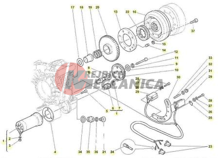 GENERATOR - STARTING MOTOR