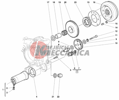 GENERATOR - STARTING MOTOR