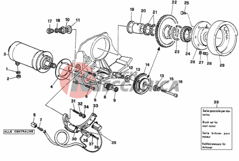 GENERATOR - STARTING MOTOR