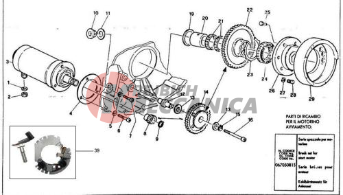 GENERATOR - STARTING MOTOR