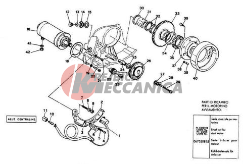 GENERATOR - STARTING MOTOR