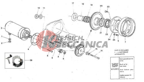 GENERATOR - STARTING MOTOR