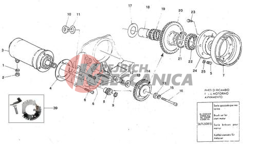 GENERATOR - STARTING MOTOR