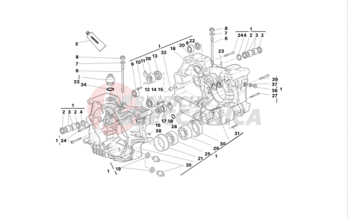 HALF CRANKCASES