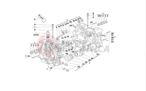 HALF CRANKCASES