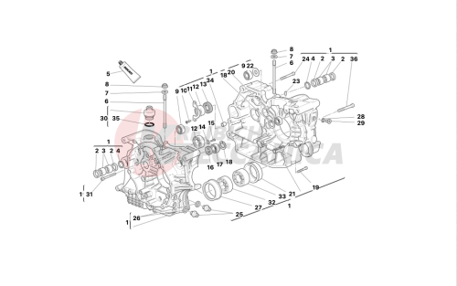 HALF CRANKCASES