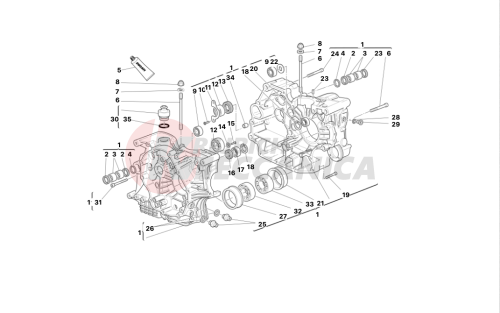 HALF CRANKCASES