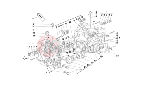 HALF CRANKCASES