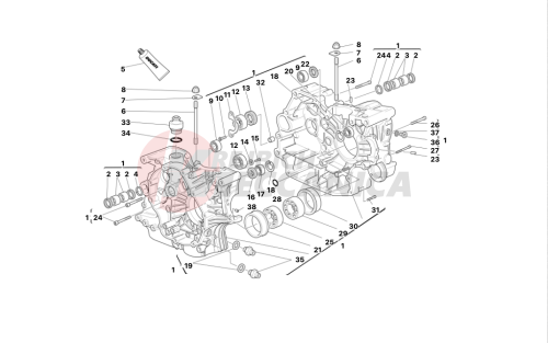 HALF CRANKCASES