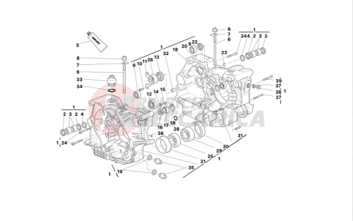 HALF CRANKCASES