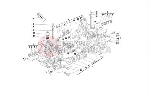 HALF CRANKCASES